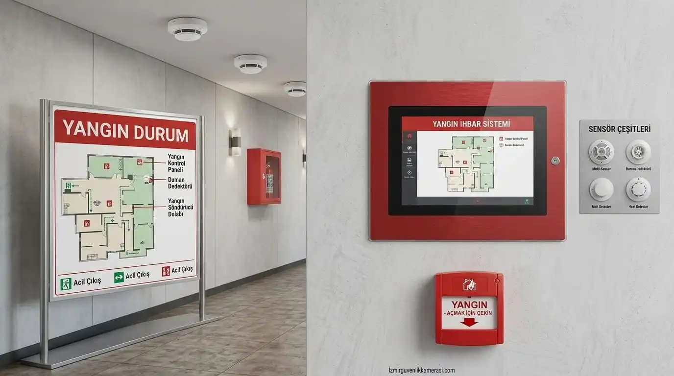 İzmir Yangın Algılama ve İhbar Sistemleri Kurulumu